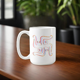 Caneca De Café Hindu Sacred Symobol Swastika