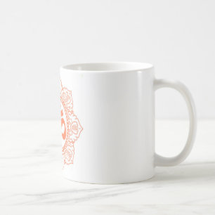 CANECA DE CAFÉ HINDU - SÍMBOLOS OM DE BUDDHA, OHM