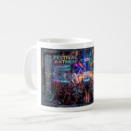Caneca De Café Hino de Festival EDM Rave Progressive House