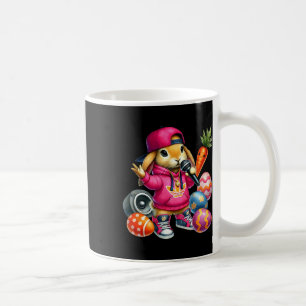 Caneca De Café Hip Hop Bunny Easter Ovos