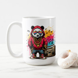 Caneca De Café Hip Hop Panda Groove: Hip Hop