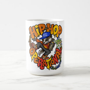 Caneca De Café Hiphop Operational Badger Streetwear