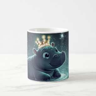 Caneca De Café hipopótamo Estilo Cartoon vibrante Cute Colorido