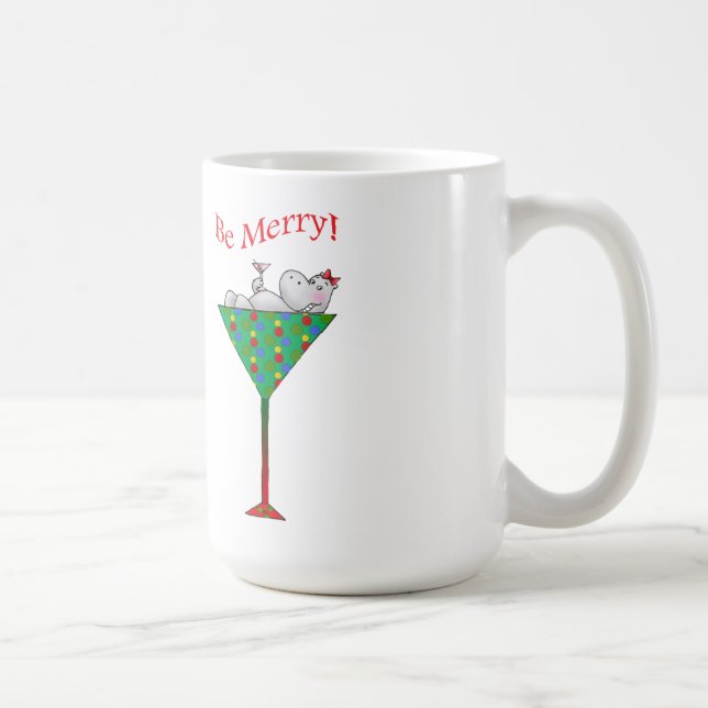 Caneca De Café Hipopótamo tipsy-tini's (Direita)