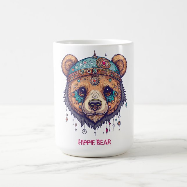 Caneca De Café Hippie Bear I (Centro)