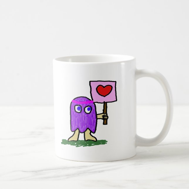 Caneca De Café Hippie Dippy Love (Direita)