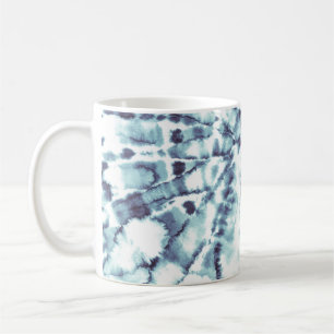 Caneca De Café Hippie Dye Drawn Poster. Textura de Lave de Pintur