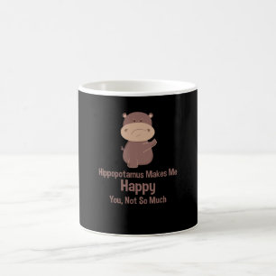 Caneca De Café Hippo Funny