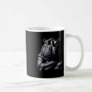 Caneca De Café Hippo Hippopotamus Animal Muscle Bodybuilding Gym