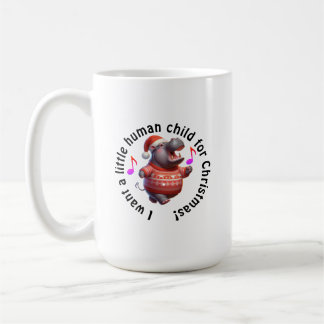 Caneca De Café Hippopotamus for Christmas Spoof