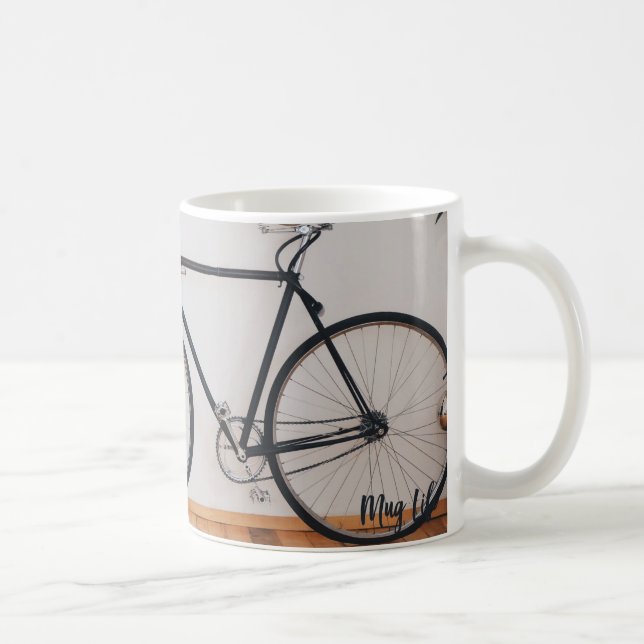 Caneca De Café Hipster Bicycle Photo Mug (Direita)