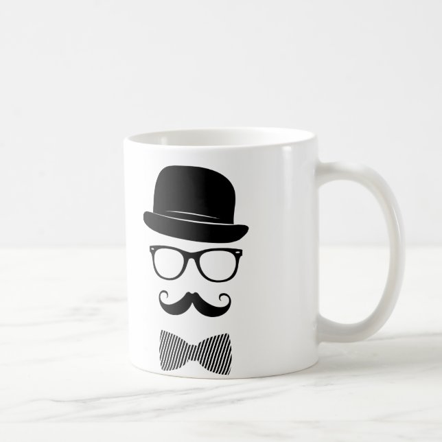 Caneca De Café Hipster elegante (Direita)