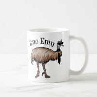 Hipster Engraçado Emo Emu