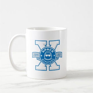 Caneca De Café Hipsteres espaciais Intel® X Logotipo Coffee Mug