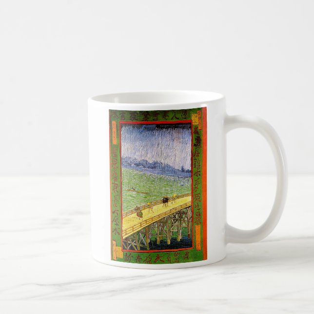 Caneca De Café Hiroshige & van Gogh (Direita)