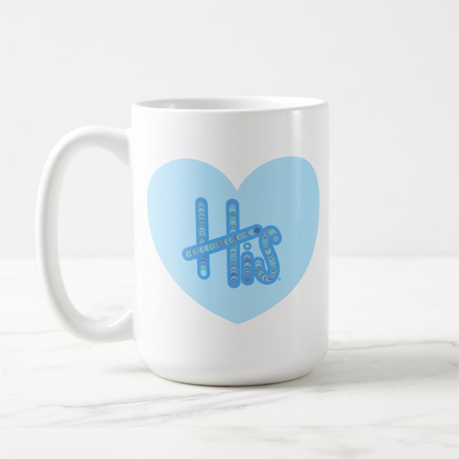 Caneca De Café His Heart mug (Esquerda)
