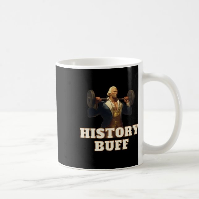 Caneca De Café História Buff George Washington 4° De Julho (Direita)