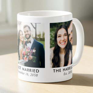 Caneca De Café História de Amor Personalizada de Recém-Casados 3