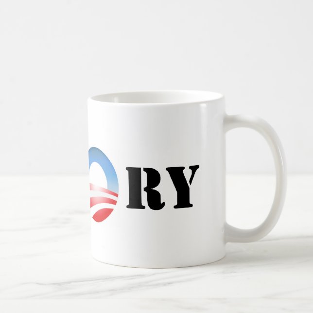 Caneca De Café História de Obama (Direita)
