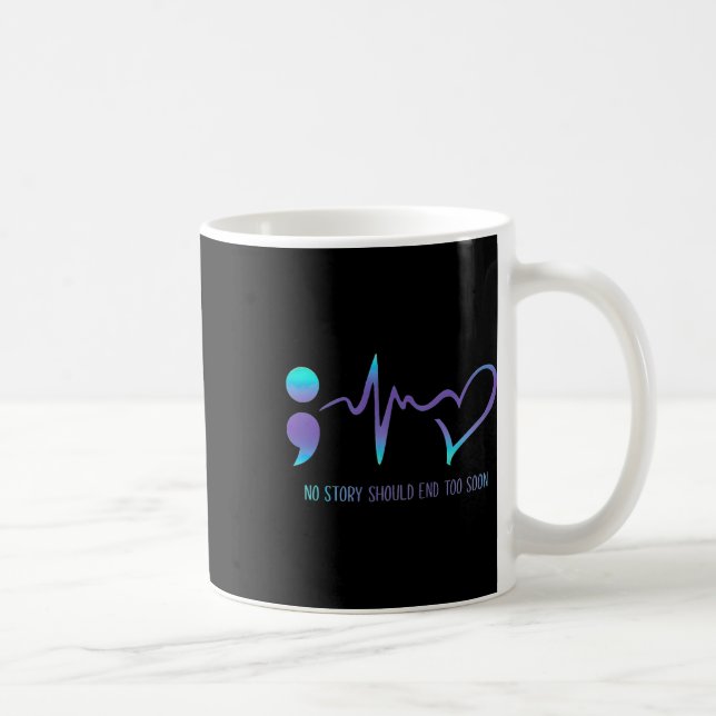 Caneca De Café História Deve Acabar Demais Rapidamente Sensibiliz (Direita)