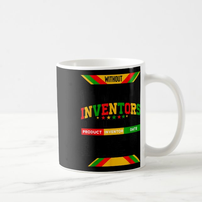 Caneca De Café História Dos Inventores Negros Esquecidos História (Direita)