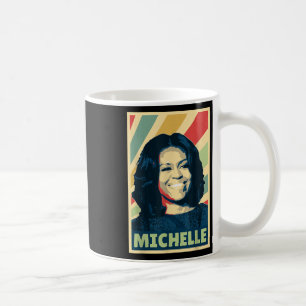 Caneca De Café História E Política Armazenam Michelle Obama Vinta