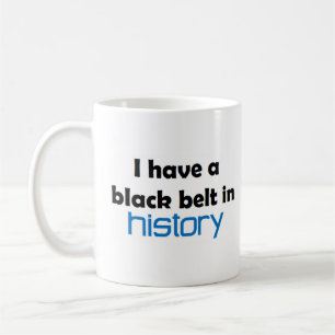 Caneca De Café História faixa preta