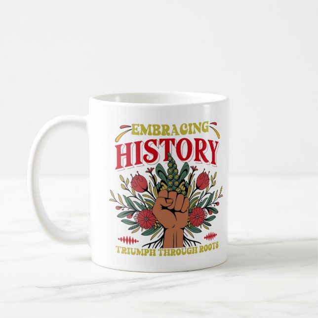 Caneca De Café História Nacional das Mulheres Mês 2025 História d (Esquerda)