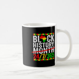 Caneca De Café História Negra de Pulso Mês da América Africana