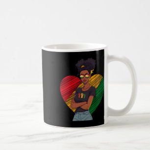 Caneca De Café História Negra Décima Junta Rainha Melanina Afro