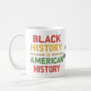 Caneca De Café História Negra É História Americana Homenageando a