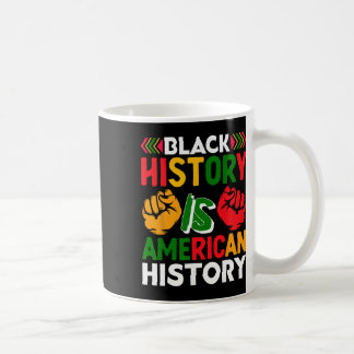 Caneca De Café História Negra É História Americana Patriótica Áfr