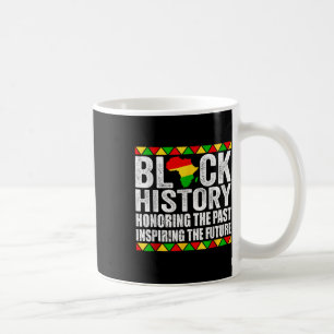 Caneca De Café História Negra Educação é Livro da Liberdade Preto