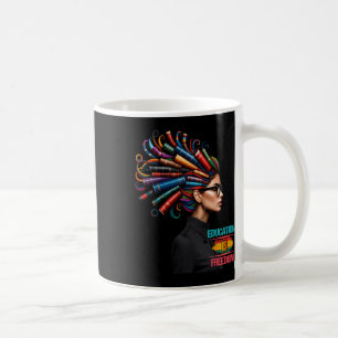 Caneca De Café História Negra Educação Mês é Liberdade Chá Negra