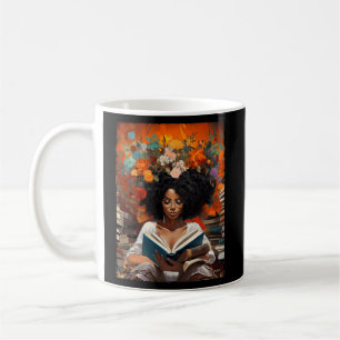 Caneca De Café História Negra — Livro de Leitura Melanin Queen