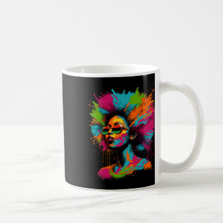 Caneca De Café História Negra Mês Rainha Negra Afro-Americana J