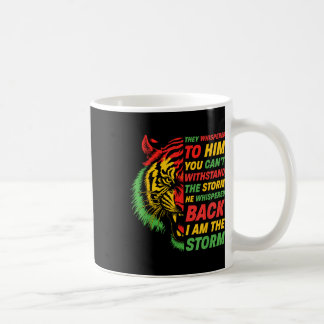 Caneca De Café História Negra Mês Tigre Africano Colorido Afro