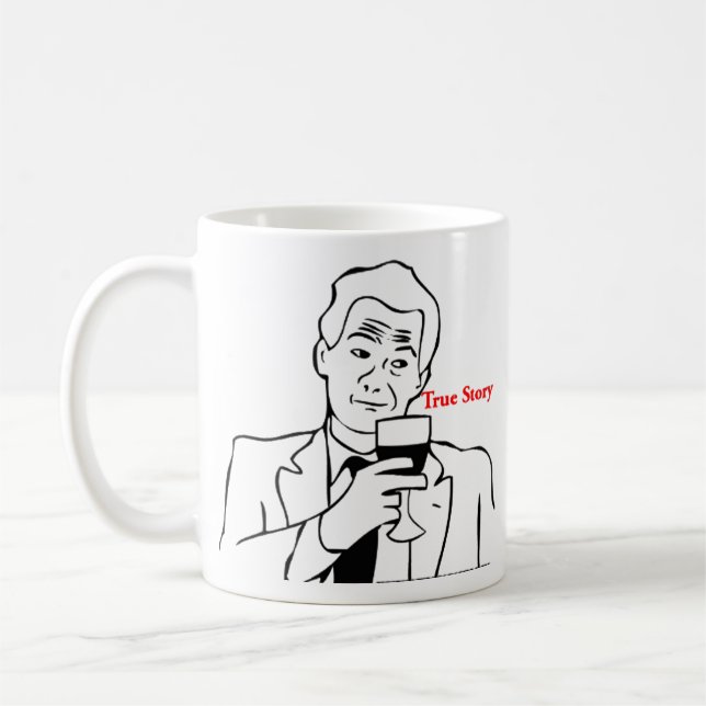 Caneca De Café História verdadeira (Esquerda)