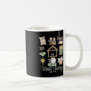 Caneca De Café História Verdadeira Retrô Natal Religioso Cristão 