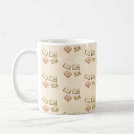 Caneca De Café História vintage para primeiro aniversário
