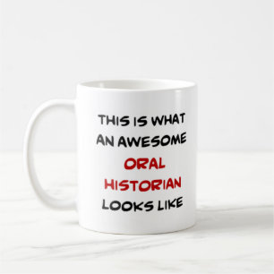 Caneca De Café historiador oral, incrível