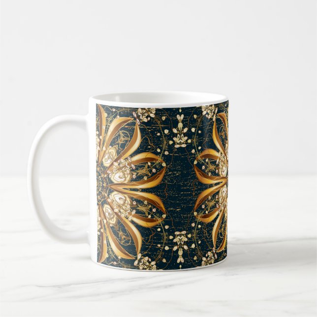 Caneca De Café Historial clássico da colheita. Golde clássico sem (Esquerda)