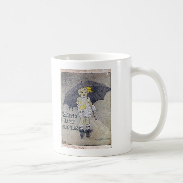 Caneca De Café Histórias de Dia Chuvoso (Direita)