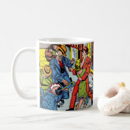 Caneca De Café Histórias em quadrinhos de Vintage do Baby Face Cr