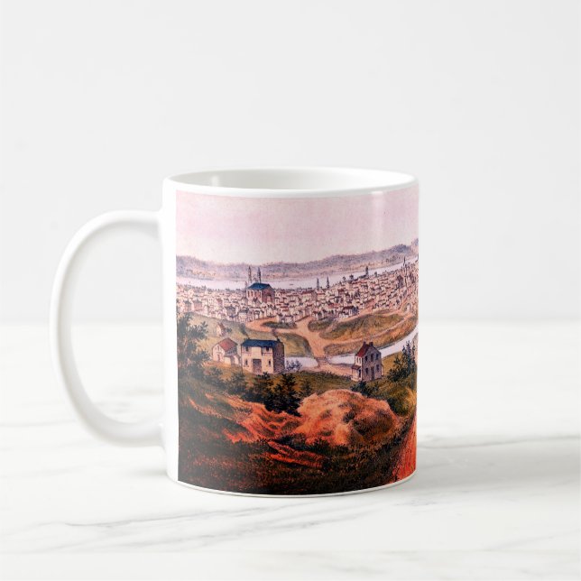 Caneca De Café Historic Cincinnati, Ohio (1841) (Esquerda)