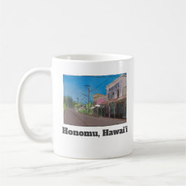 Caneca De Café Historical Hawaii Plantation Town Honomu Nostalgic