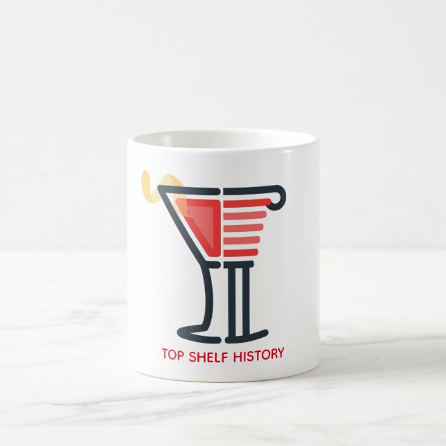 Caneca De Café Histórico de Prateleiras Principais - Mug de Café (Centro)