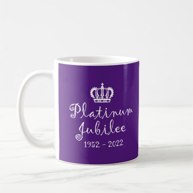 Caneca De Café HM Queen Platinum Jubilee Coffee Mug (Esquerda)