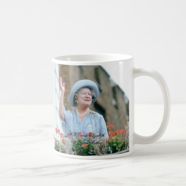 Caneca De Café HM rainha Elizabeth, mãe de rainha 1985 (Direita)