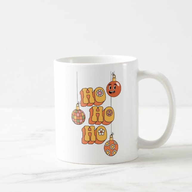 Caneca De Café Ho Ho Ho - Feliz Natal (Direita)